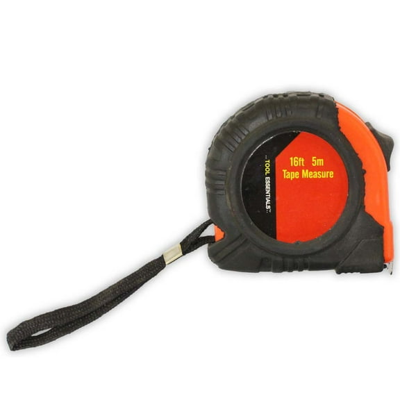 PRECISE 16 Foot (4.9 m) Tape Measure | Mint Green with Slip-Resistant Rubber | Yellow/Red Tape with Black Markings | Brake Button & Belt Clip