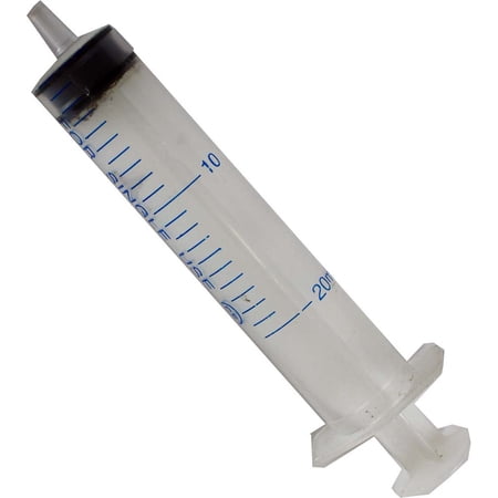 PRECISE 20 ML Disposable Syringe | Pack of 6 | Leak-Proof with Rubber Tipped Plunger | Sterile Packaging | No Needle Included