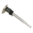 thumbnail image 1 of PRECISE 6" Digital Vernier Caliper | SAE/MM | LCD Display | Thumbwheel & Depth Blade | Range: 6"/150mm, 1 of 2