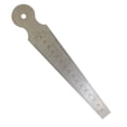 thumbnail image 1 of PRECISE 7" (17.8 cm) Bore Gauge | Stainless Steel | Dual Measurement in mm & Inches | Convenient Hanging Hole | Protective Vinyl Storage Pouch, 1 of 2