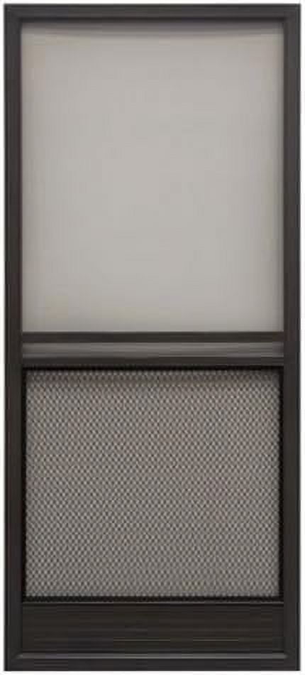 Precision Screen and Security Capri Series Screen Door - Adjustable Aluminum Frame - Bronze, 35-1/2"W x 79-3/4"H