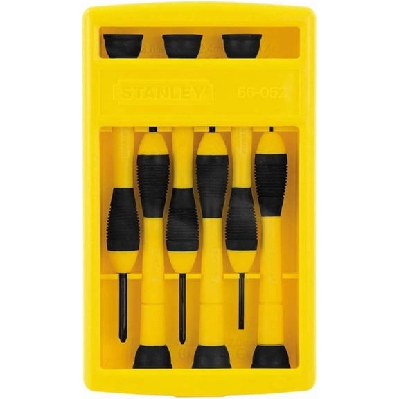 Stanley Precision Screwdriver Set - 6 Piece - Steel
