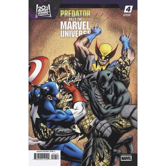 PREDATOR KILLS THE MARVEL UNIVERSE #4 MIKE MCKONE VARIANT Marvel Comic Book 2025