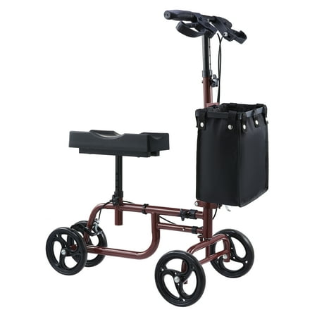 PREENEX Adjustable Mobility Crutch Alternative for Foot and Leg Injuries, 300lb, Red