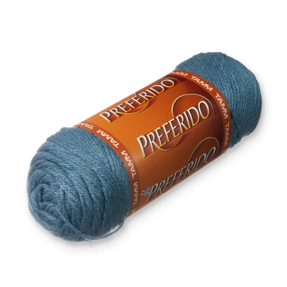 PREFERIDO [100grs] by TAMM - Classic Yarn for Warm Clothing and Craft - Color Crystal Blue 1563