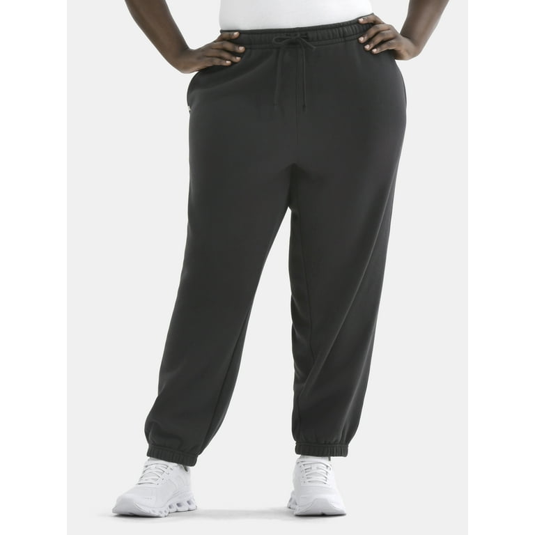 Athletic Works Women's and Women's Plus Fleece Jogger Sweatpants
