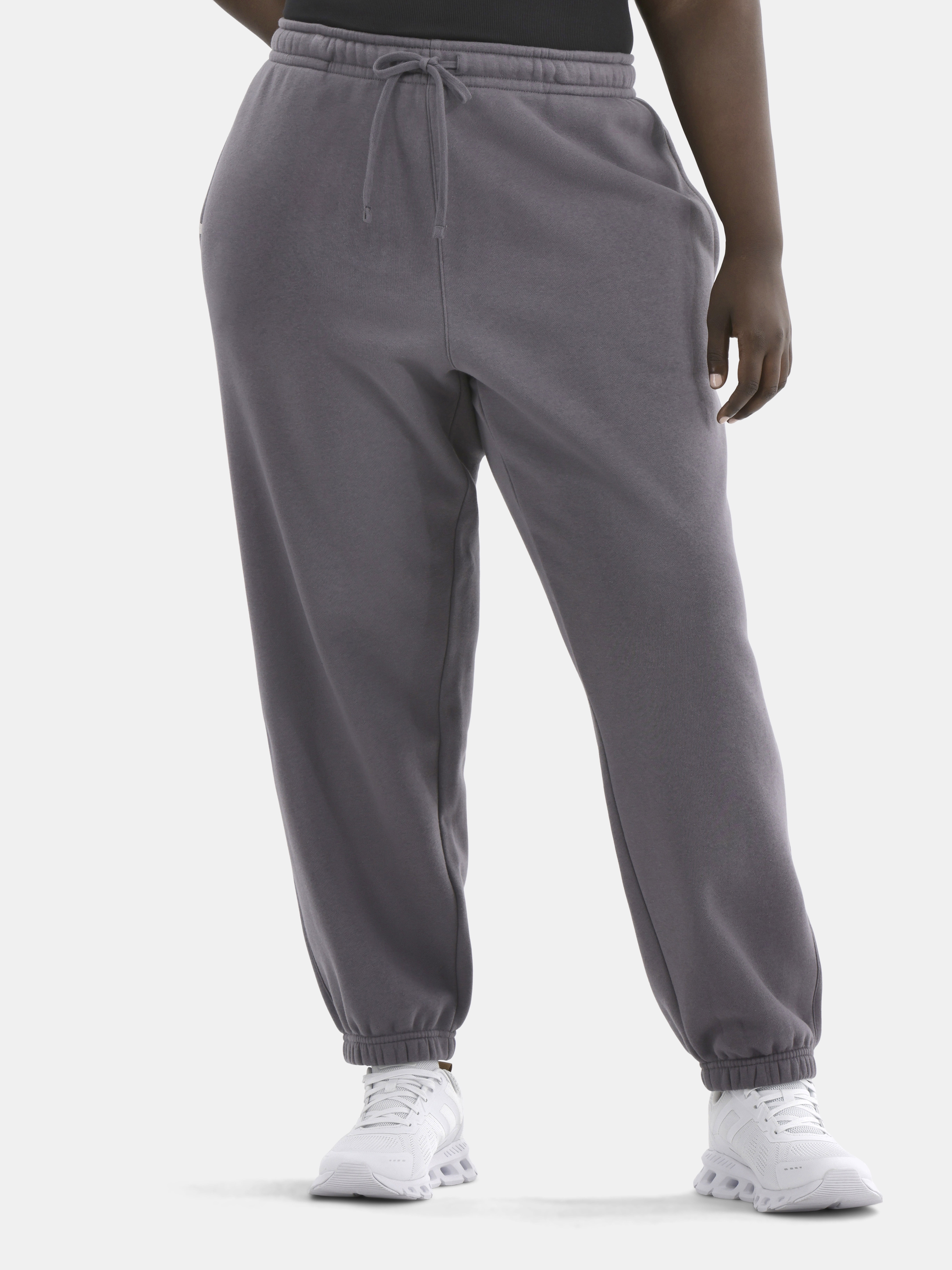 Athletic Works Women's and Women's Plus Fleece Jogger Sweatpants, Sizes XS-4X