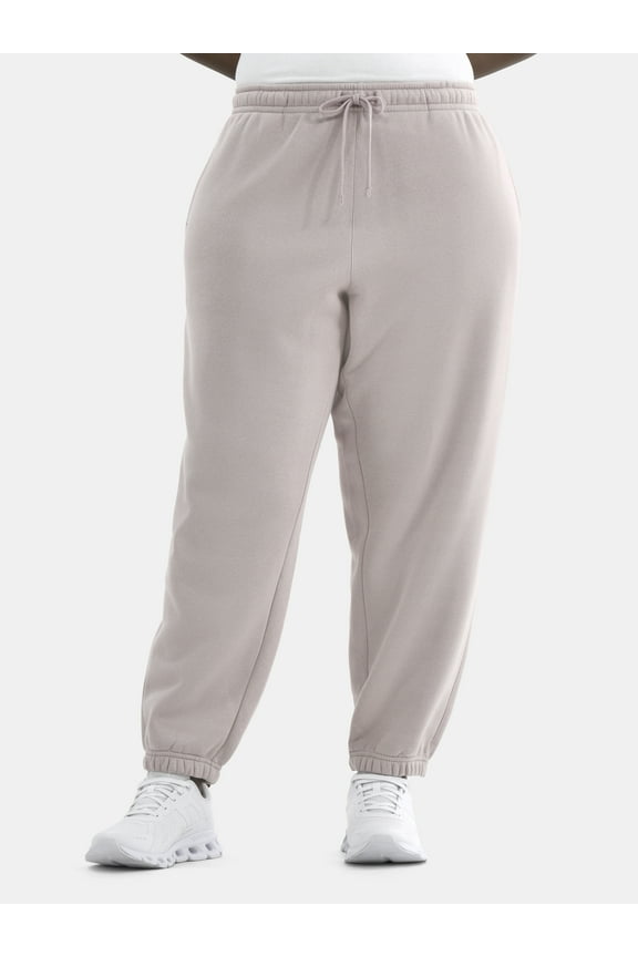 Women's and Women's Plus Fleece Jogger Sweatpants, Sizes XS-4X