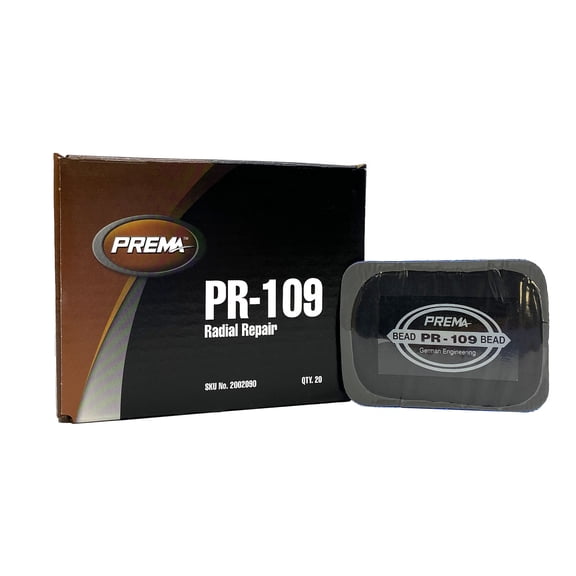PREMA PR-109 Radial Tire Repair Patch  3" x 2", 1-Ply, 20 Units, Universal Use