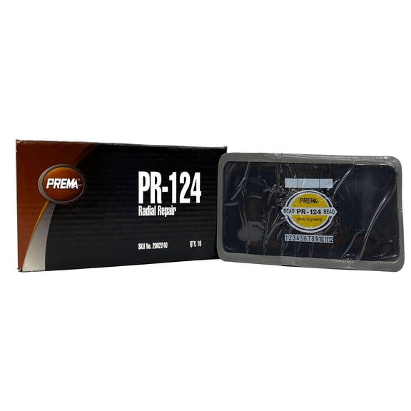 PREMA PR-124 Radial 8-3/4 x 3-1/4-in 2-Ply Vulcanizing Tire Patches - 10 Units