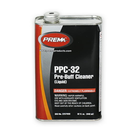 PREMA Pre-Buff Cleaner Liquid Tire Innerliner Buffing Solution in 32 oz, 10 Cans