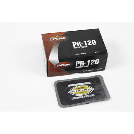 PREMA Radial Repair Patch 5" L x 3-1/4" W (127mm x 83mm) 2 Ply 10 Count