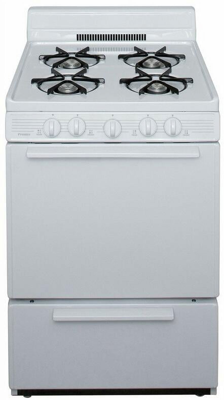 PREMIER BCK100OP 24" FREE STANDING GAS RANGE White