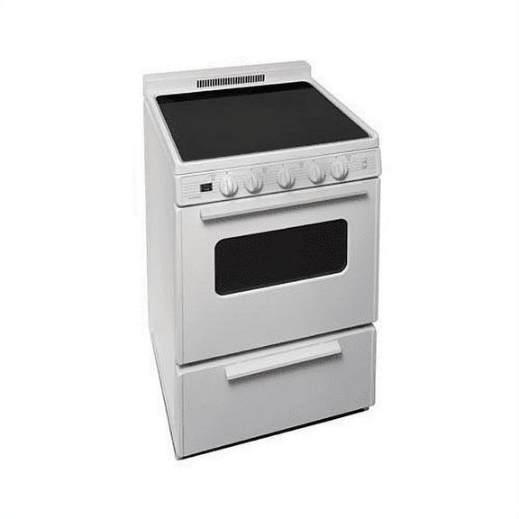 PREMIER ECS2X0OP  FREESTANDING SMOOTHTOP ELECTRIC RANGE White