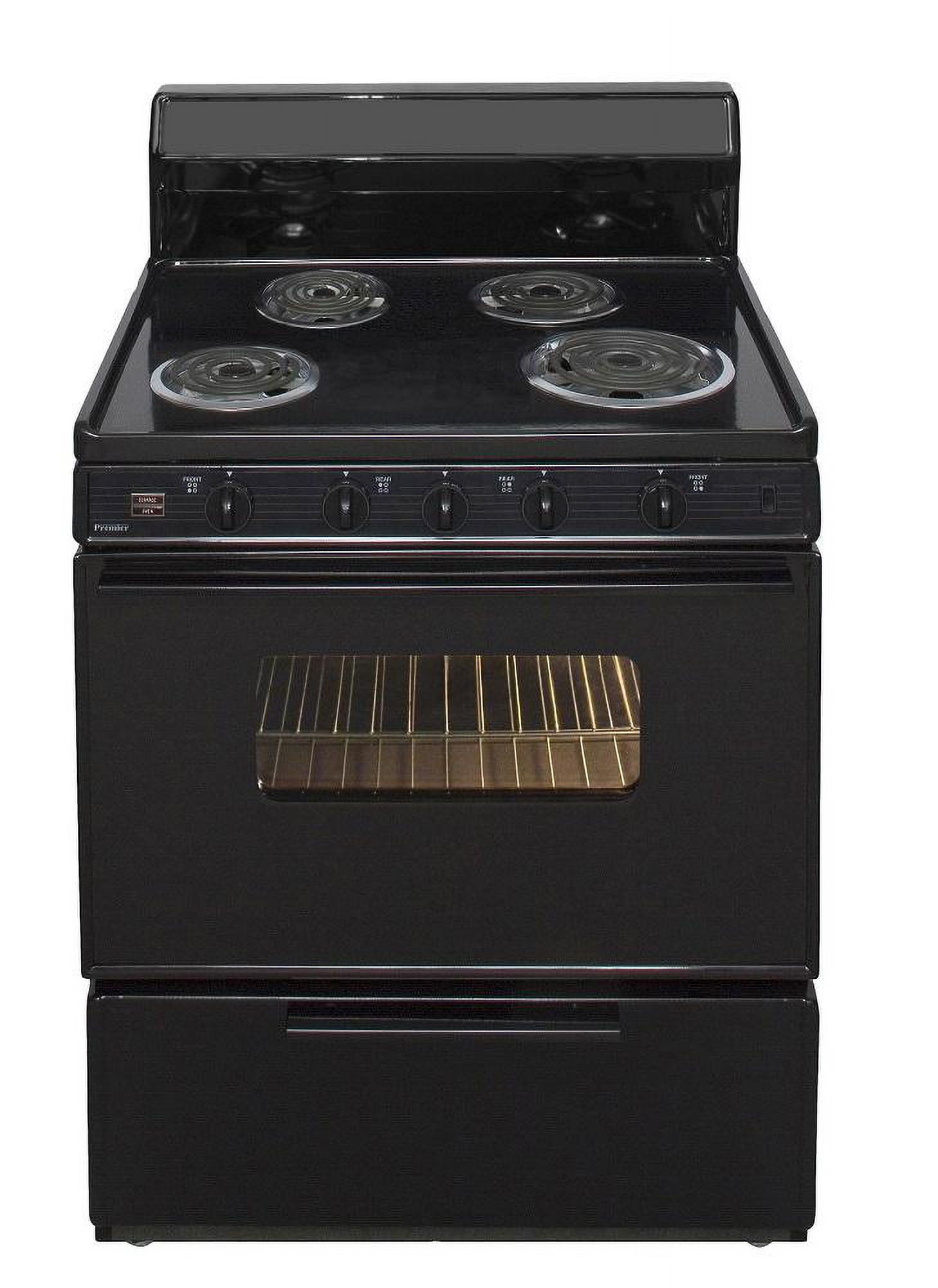 PREMIER EFK290BP  30" FREESTANDING COIL ELECTRIC RANGE Black