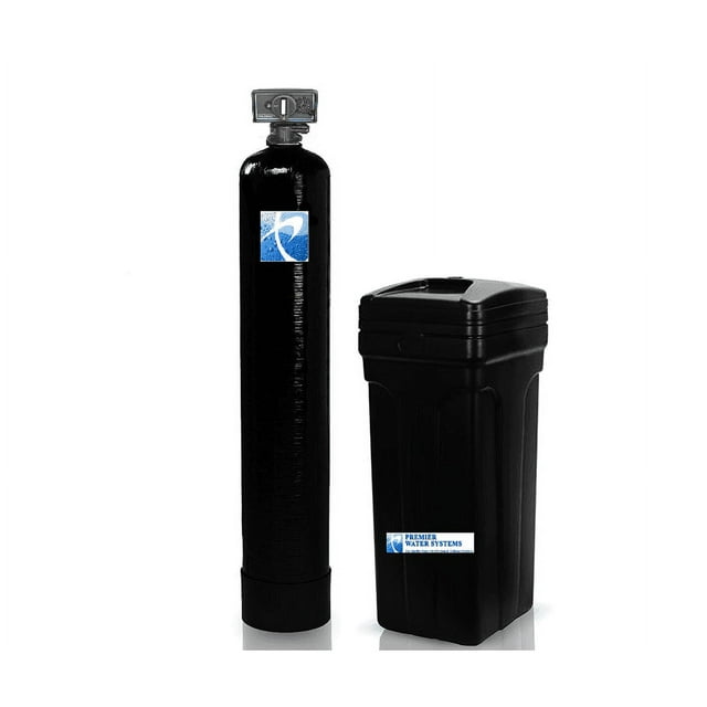 PREMIER FLECK 5600 Whole House Water Softener System | 1.0 cu ft 32,000 Grain (9"x48") 1-3 Person Home