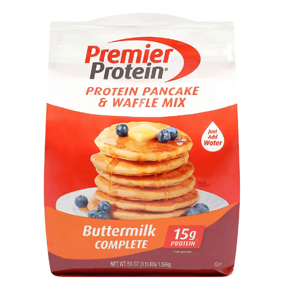 PREMIER PROTEIN PROTEIN PANCAKE \u0026 WAFFLE MICX BUTTERMILK COMPLETE 15G PROTEIN PER SERVING (3.5 LB )