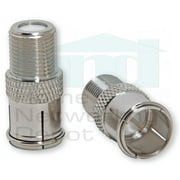 PREMISA PUSH-ON ADAPTER FEMALE F THREADED TO MALE F PUSH-ON CONNECTOR (2 PACK)
