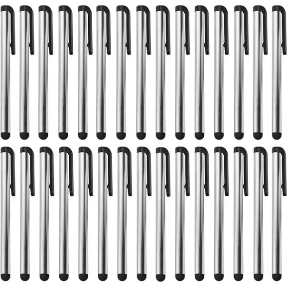 PREMIUM 30 Pack Stylus Compatible with Apple MacBook Pro 2018/2017/2016/13"/16"/iMac Short Slim Touch Medium Tip Pen for All Capacitive Touch Medium Tip Screens