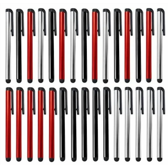 PREMIUM 30 Pack Stylus Compatible with Microsoft Surface Studio 7/6/5/3/2/Go/SE Short Slim Touch Medium Tip Pen for All Capacitive Touch Medium Tip Screens