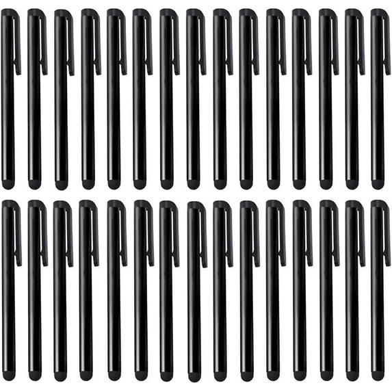 PREMIUM 30 Pack Stylus Compatible with Apple A2069 Short Slim Touch Medium Tip Pen for All Capacitive Touch Medium Tip Screens