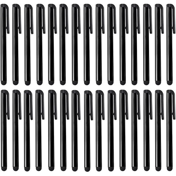 PREMIUM 30 Pack Stylus Compatible with OnePlus 8T Pro Short Slim Touch Medium Tip Pen for All Capacitive Touch Medium Tip Screens