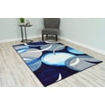 thumbnail image 1 of PREMIUM 3D Effect Hand Carved Thick Modern Contemporary Abstract Area Rug Design 1062 Ocean 9'2''x12'5'', 1 of 10