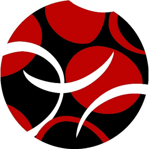 PREMIUM 3D Effect Hand Carved Thick Modern Contemporary Abstract Area Rug Design 1062 Red 6'6''x6'6'' Round