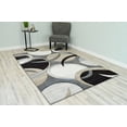 thumbnail image 1 of PREMIUM 3D Effect Hand Carved Thick Modern Contemporary Abstract Area Rug Design 1062 Sand 9'2''x12'5'', 1 of 10