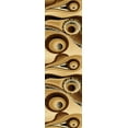 thumbnail image 1 of PREMIUM 3D Hand Carved Modern 2x7 2x8 Runner Rug Contemporary 1504 Chocolate Brown, 1 of 10
