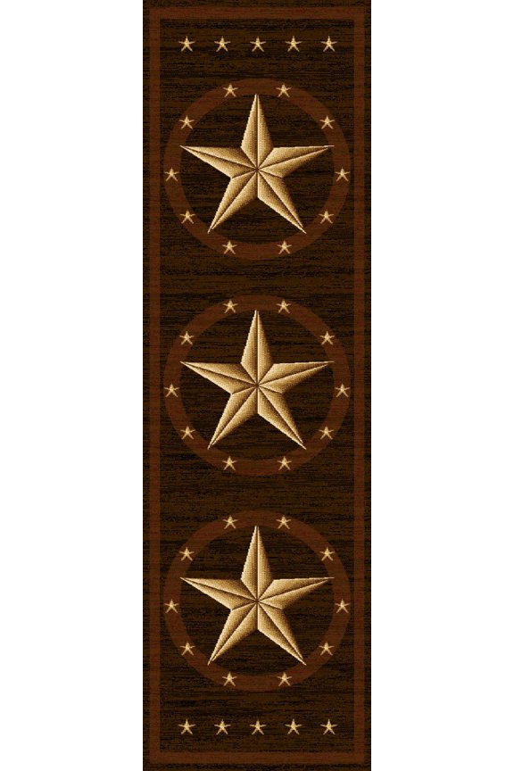 PREMIUM 3D Hand Carved Modern 2x7 2x8 Runner Rug Contemporary 1806 Chocolate Brown