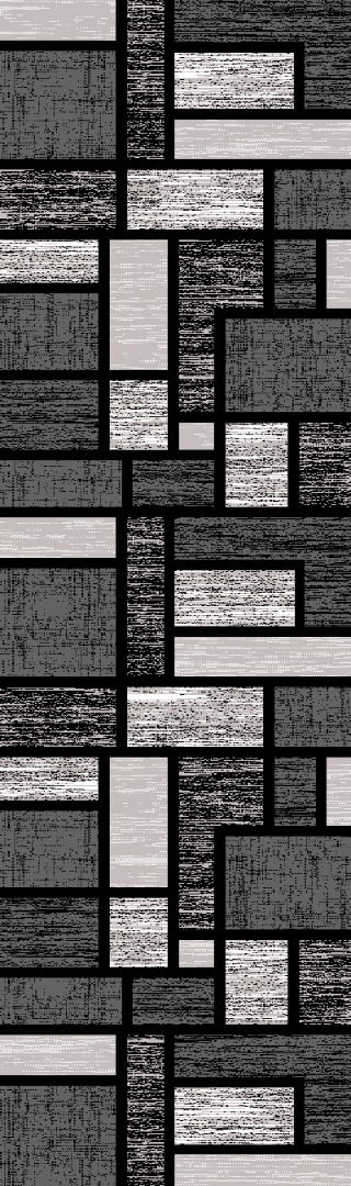 3d Pattern Runner Rug PREMIUM 3D Hand Carved Modern 2x7 2x8 Runner Rug Contemporary 3995 Gray ...