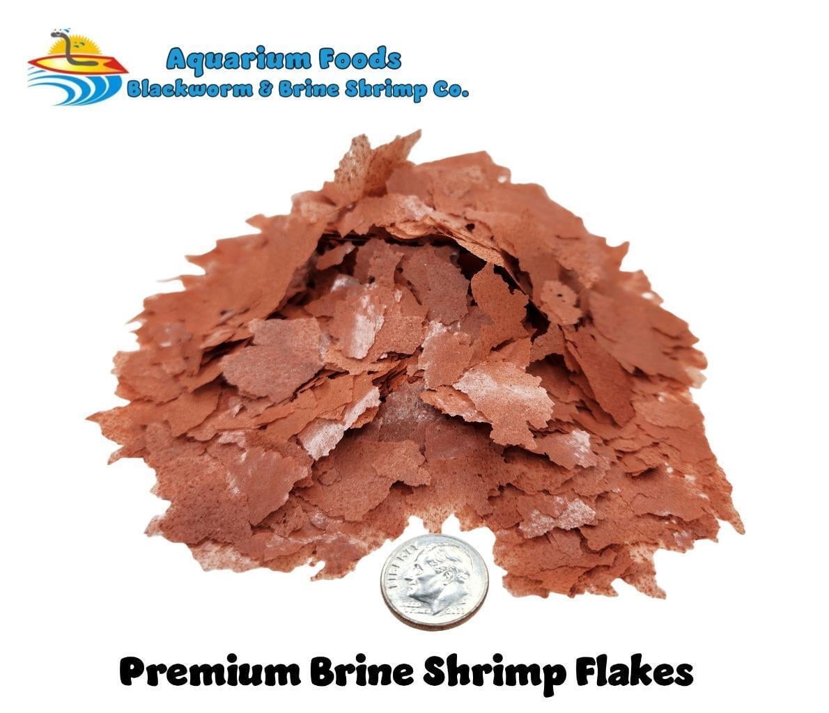 PREMIUM BRINE SHRIMP FLAKE FOOD! - PERFECT FOR ALL TROPICAL AND MARINE FISH! AFI...3-lb