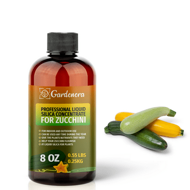 ⭐ PREMIUM Bioavailable Silica Fertilizer for Zucchini – 8oz – Ideal for Hydroponics & Soil – Healthier Plants with Strong Stalks - CONCENTRATE