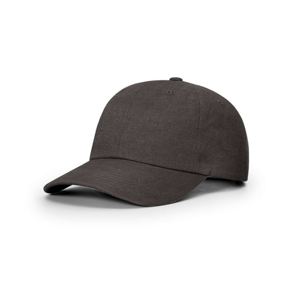 Richardson 252L Premium Linen Dad Hat Caps - Dark Charcoal