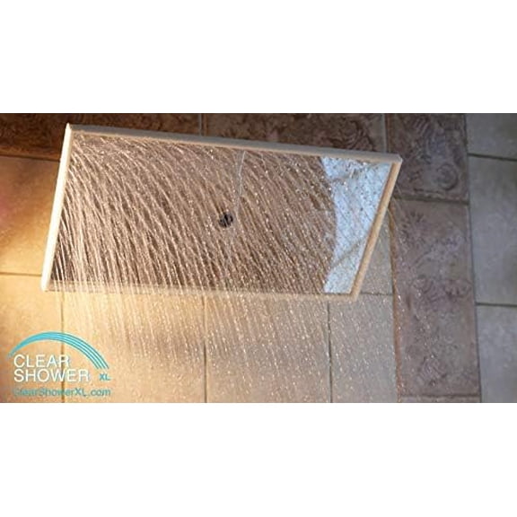 PREMIUM Large Shower Head by - Mirror Model, FIRM PRESSURE Square 18 inch (45cm) Adjustable Shower Head, LUXURY Waterfall Full Body Coverage, Easy to Install$$Tools & Hardware Other