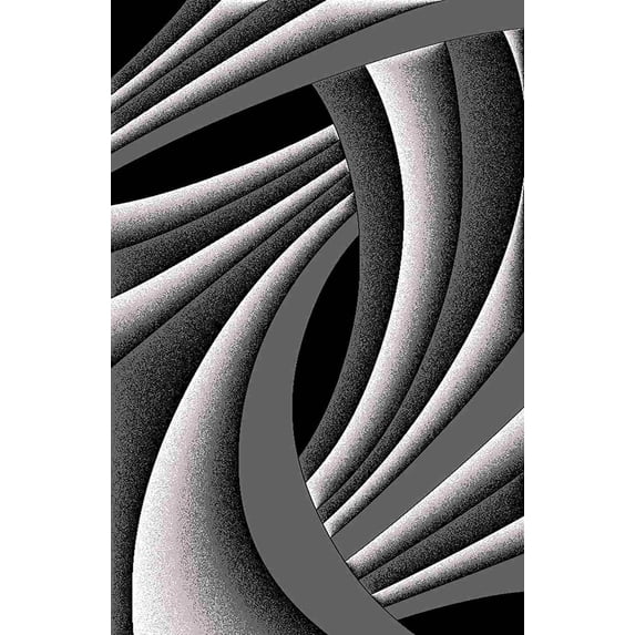 Premium Rug Design 11219 - 5'2"x7'5", Grey