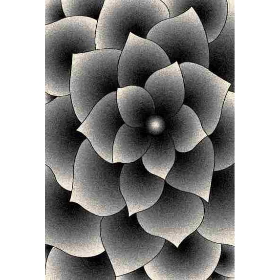 Premium Rug Design 11301 - 5'2"x7'5", Grey