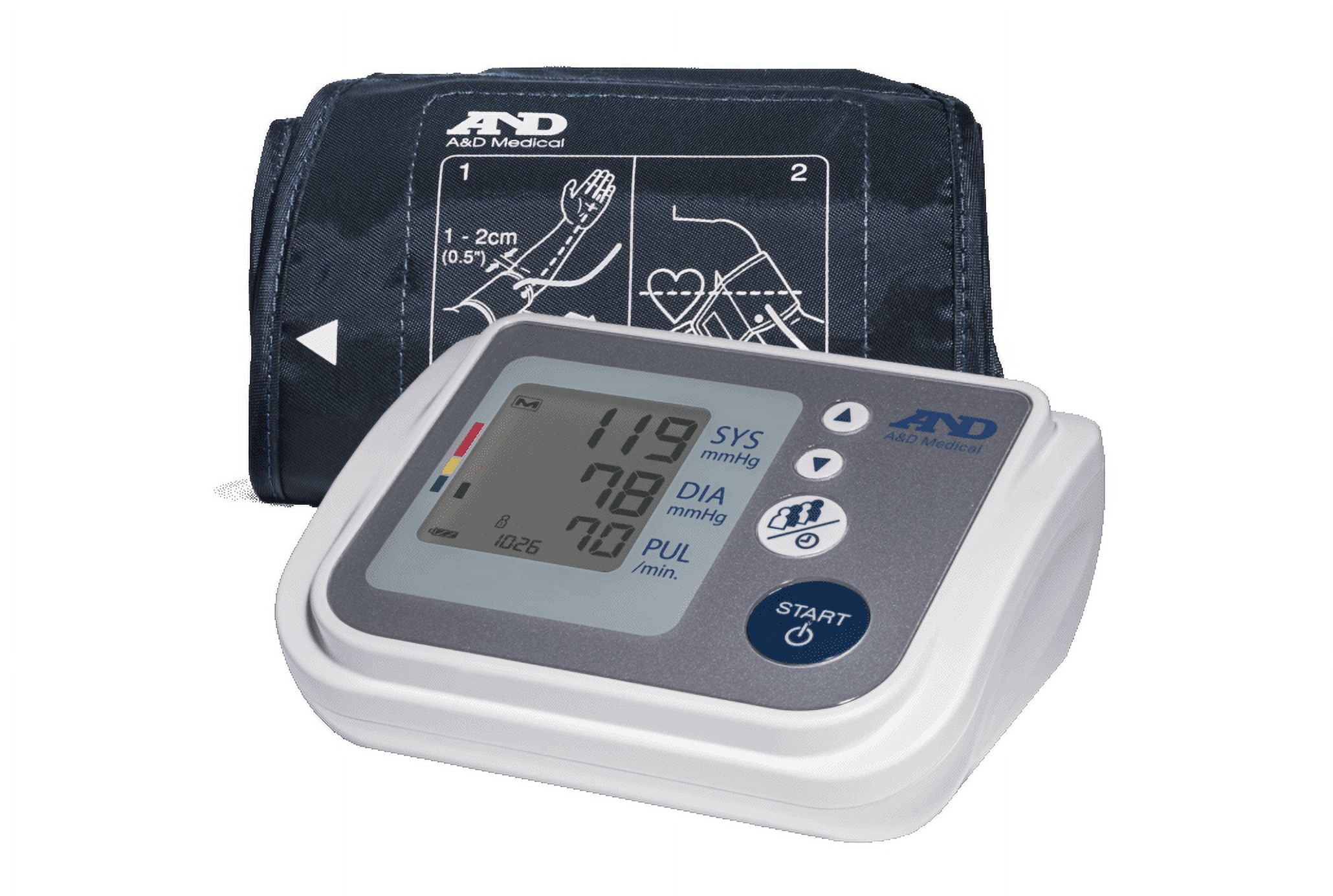 A&D Medical PREMIUM Multi-User Upper Arm Blood Pressure Monitor UA-767F