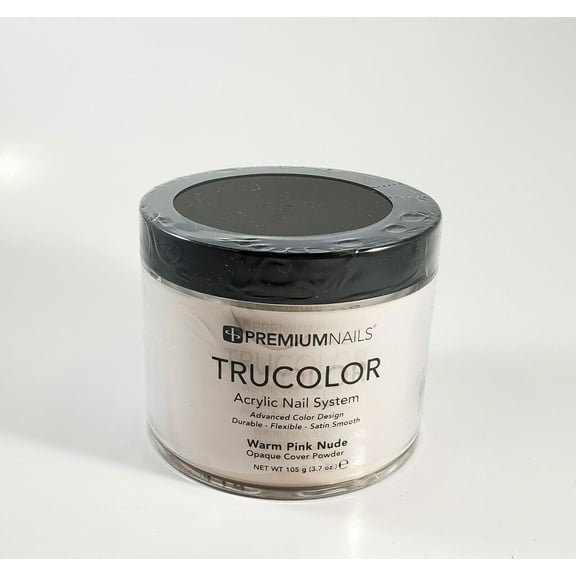 PREMIUM NAILS Trucolor Nail Color Powder 3.7 oz (105g) - WARM PINK NUDE