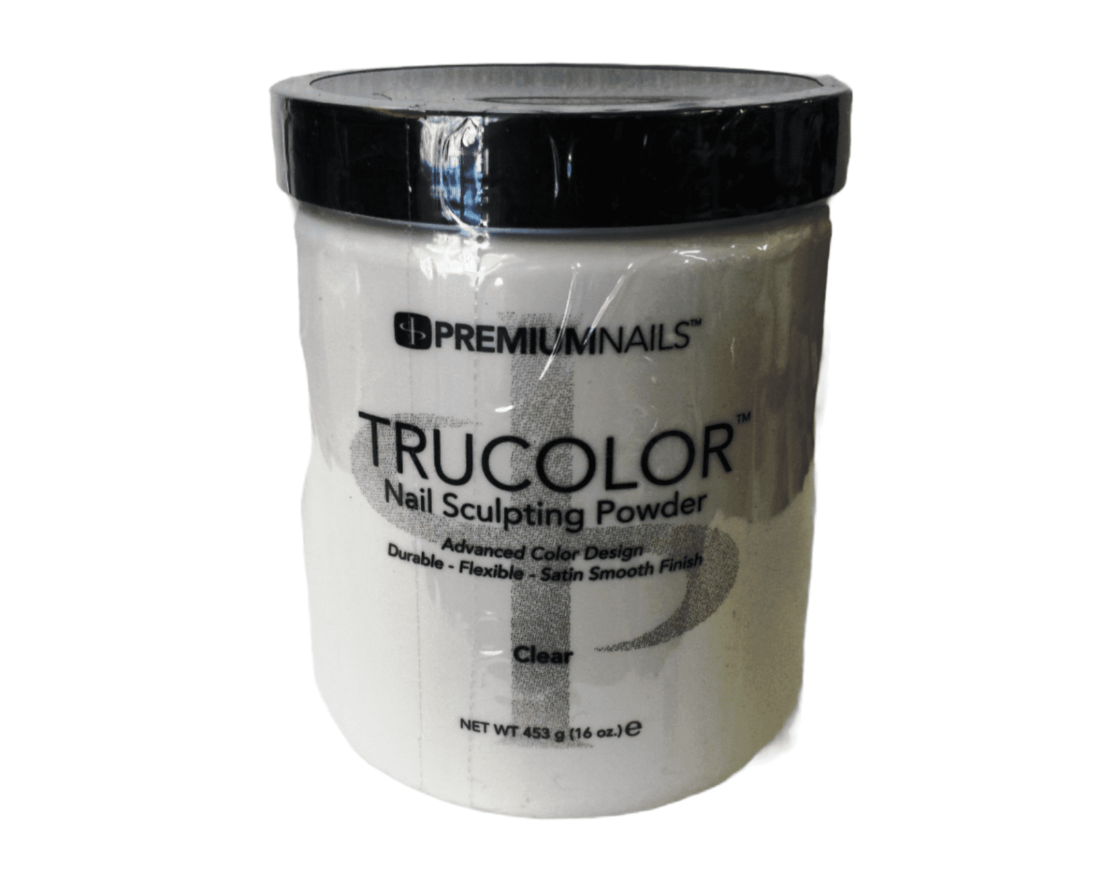 PREMIUM NAILS Trucolor Nail Sculpting Color Powder 16oz - CLEAR