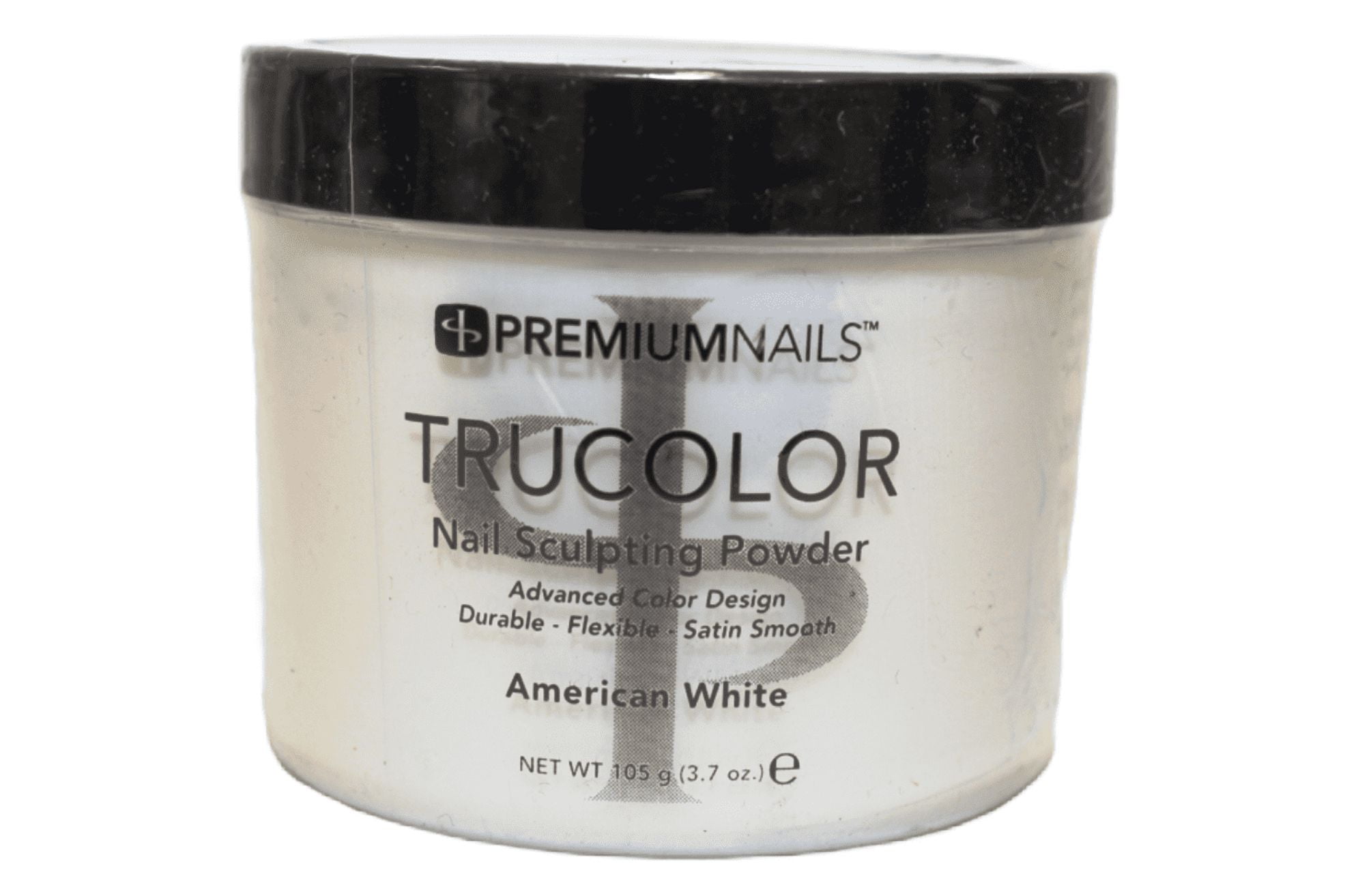 PREMIUM NAILS Trucolor Nail Sculpting Color Powder 3.7 Oz (105g) - American White