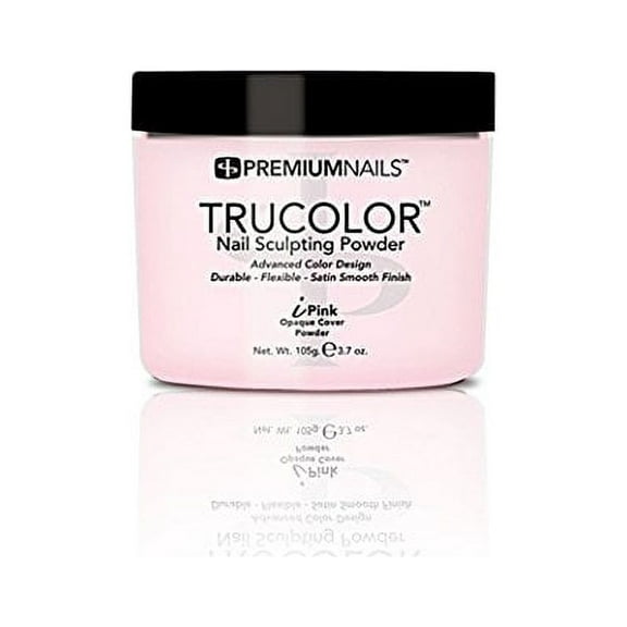 PREMIUM NAILS Trucolor Nail Sculpting Color Powder 3.7 Oz (105g) - Opaque Cover powder iPINK