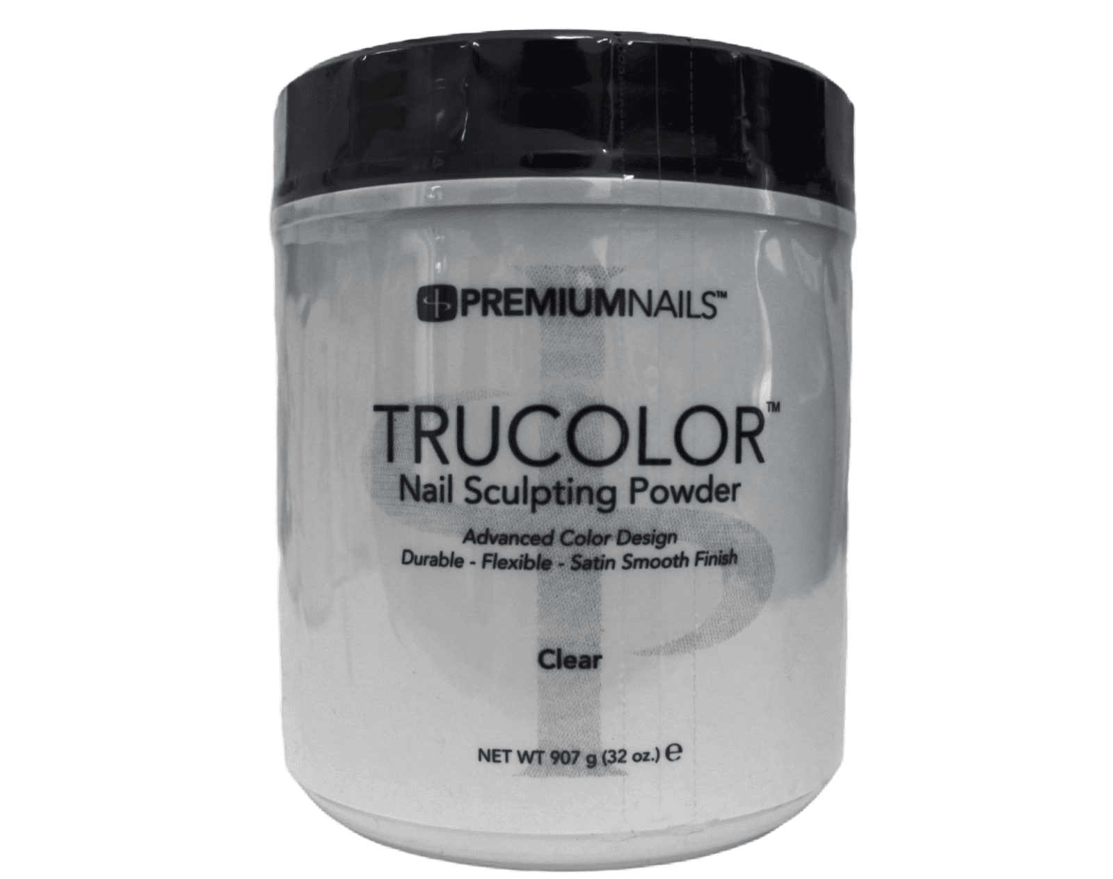 PREMIUM NAILS Trucolor Nail Sculpting Color Powder 32oz - CLEAR
