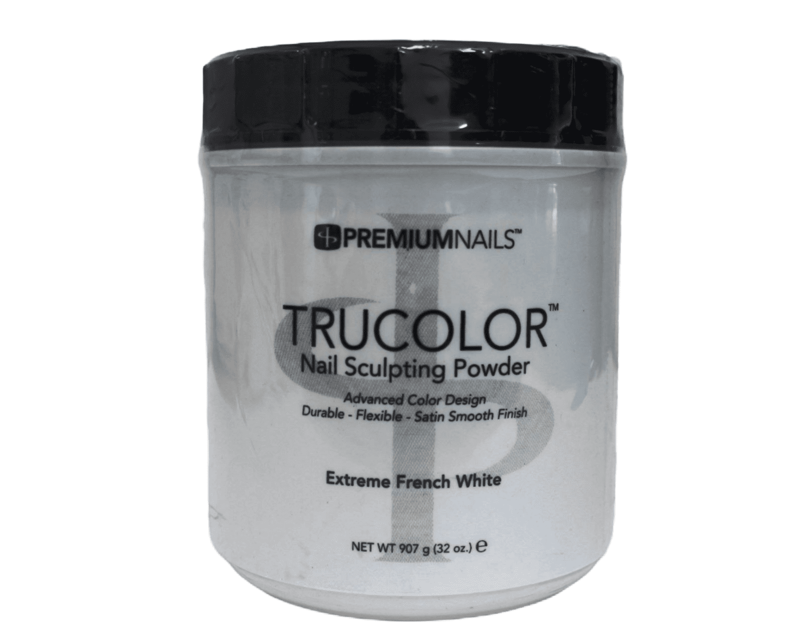 PREMIUM NAILS Trucolor Nail Sculpting Color Powder 32oz - Extreme WHITE