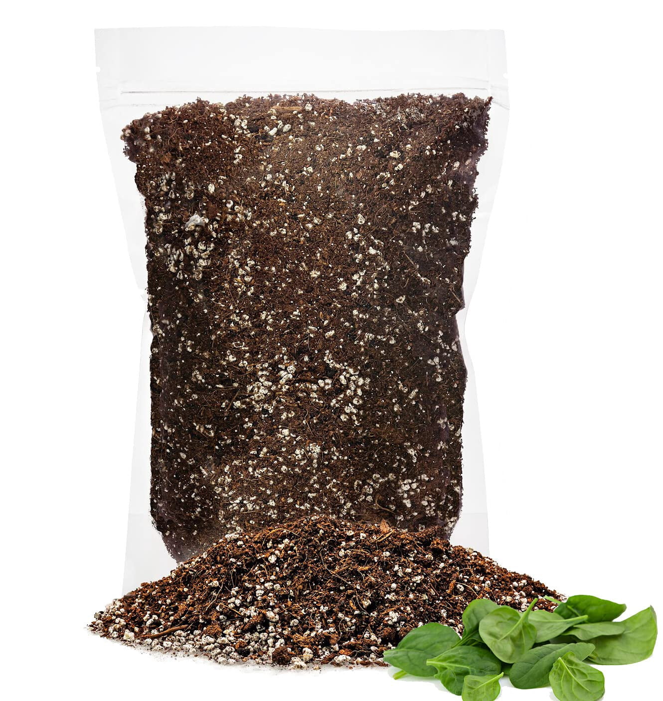 ⭐ PREMIUM Organic Potting Soil for Spinach by Gardenera Labs - (4 Quart Bag)