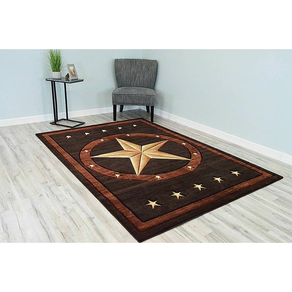 Premium Rug Design 1806 - 2'6"x3'9", Brown