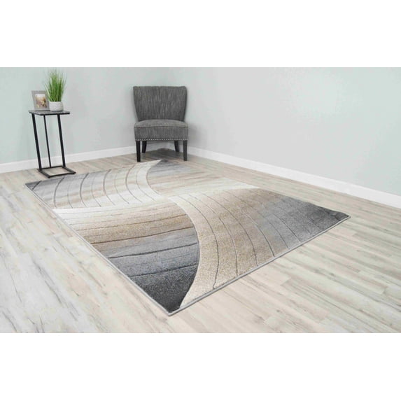 Premium Rug Design 2306 - 5'2"x7'5", Sand