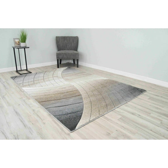 Premium Rug Design 2306 - 5'2"x7'5", Sand