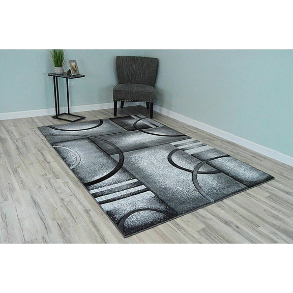 Premium Rug Design 4614 - 2'6"x3'9", Grey